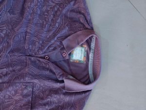 Men's Abstract Print Polo Shirt