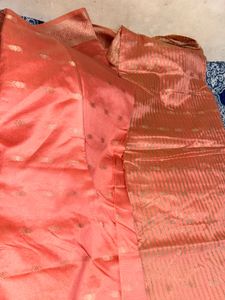 New Saree with Blouse matetial💕