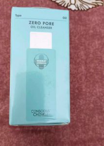 Conscious Chemist Zero Pore Oil Cleanser