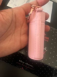 Charlotte Tilbury Pink Lipstick Holder Keychain