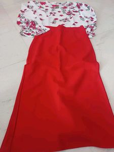 shirt and long skirt set for women