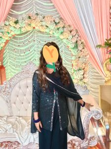 Designer Sequins Kurta Set with Dupatta