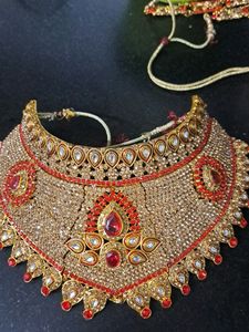 🔥 Bridal Heavy Jewellery 🔥 Orange Color