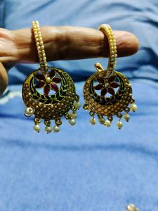 Antique Gold Colour Bangle Set