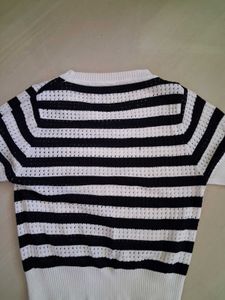 Striped Knit Top