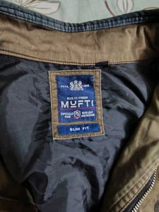 Men's Brown Zipper Jacket