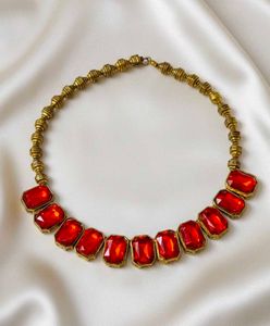 Red Gemstone Necklace