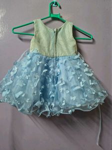 Cute Blue Party Dress