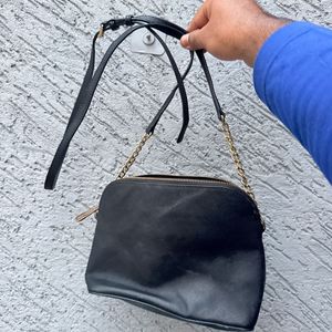 Michael Kors Black Dome Crossbody Bag
