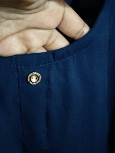 Feeding top :Navy Blue Casual Dress