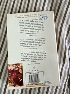 "Possession" by A.S. Byatt - Booker Prize Winner