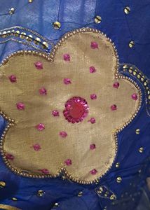 Silk DUPPATTA with Full Work On It.