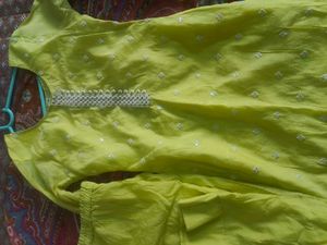 Lime Green Kurta Set