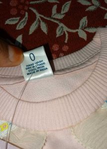 Baby Girl Pink Bunny Sweatshirt