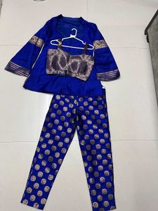Elegant Premium Blue Kurta Pant Set