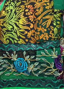 Floral Embroidered Saree