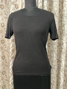 Black Crew Neck T-Shirt