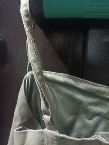 Olive Green Cargo Mini Dress