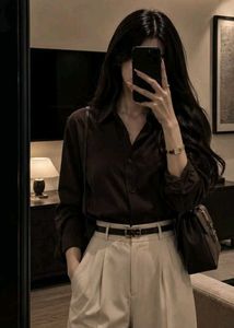 New with tag Korean Classic Black Button-Up Shirt