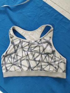 old navy Stylish Sports Bra with Geometric Print