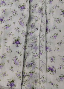 Chic Floral Print Puff Sleeve Top