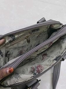Stylish Grey Handbag