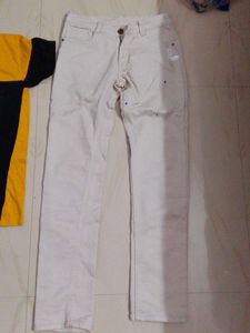 BoysAthletics T-Shirt and White Jeans