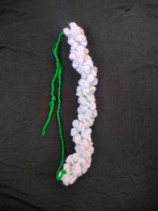 White Floral crochet gajra