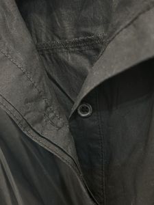 H&amp;m- worn only once- Black Drawstring Waist Shirt