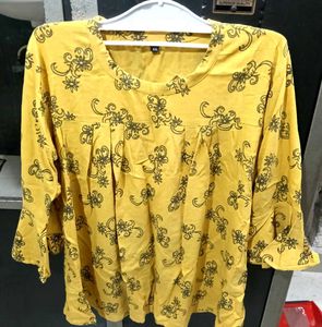 combo of Yellow blue and black white strip