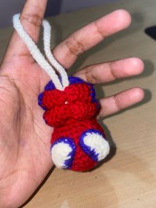 Handmade Spiderman Keychain 🕷️