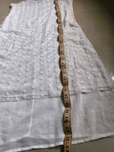 Chic White Embroidered Dress