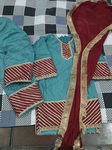 baby girl punjabi dupatta suit