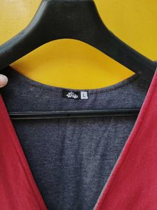 Men's Red Waistcoat