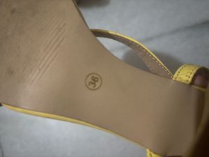 Anouk Yellow Strap Sandals