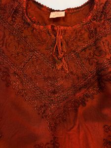 Boho Embroidered Tunic Top