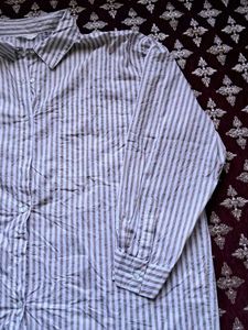 Classic Striped Button-Up Shirt