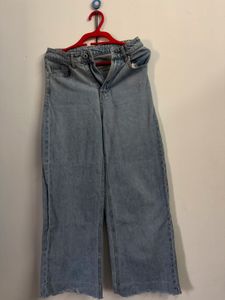 Light Wash Wide Leg Jeans