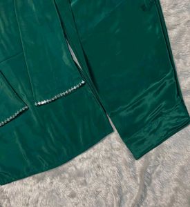 green colour very beautiful dress