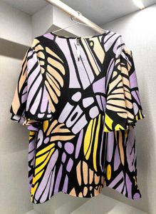Allen Solly Abstract Butterfly Print Top