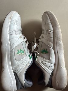 White Red Tape Sneakers