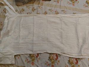 Elegant Off-White Embroidered Dupatta