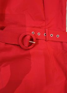MANGO Red Party Dress