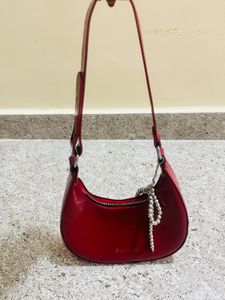 Chic Red Hobo Bag