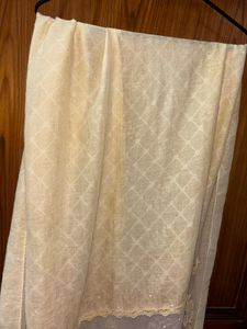 Ethnic side net lace hijab