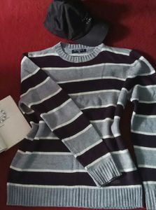 Cozy vintage striped Knit Sweater🧸