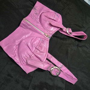 Pink Bralette Y2K corset