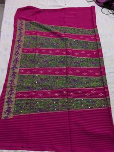 Beautiful Pink Dress Material