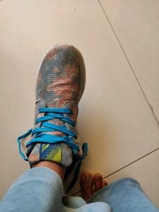 Floral Print Running Shoes