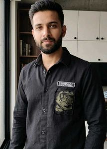 Black "Courage" Graphic Shirt
